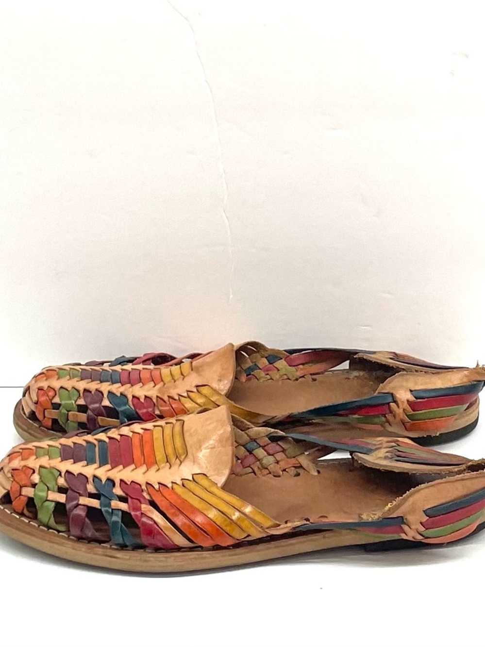 Native Multicolor huarache leather sandals Sz 9